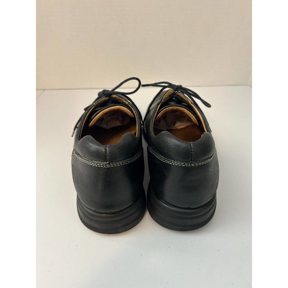 JOHNSTON & MURPHY Shuler Bicycle Toe Oxford Shoes Black Leather Men's Size 11 - Picture 5 of 8